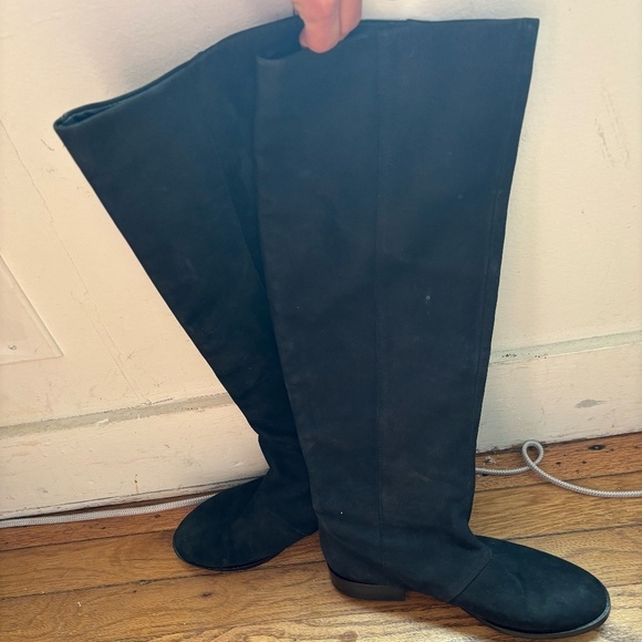 NWOT Sam Edelman Josephine Tall Fringe Black Riding Boot - Picture 5 of 5